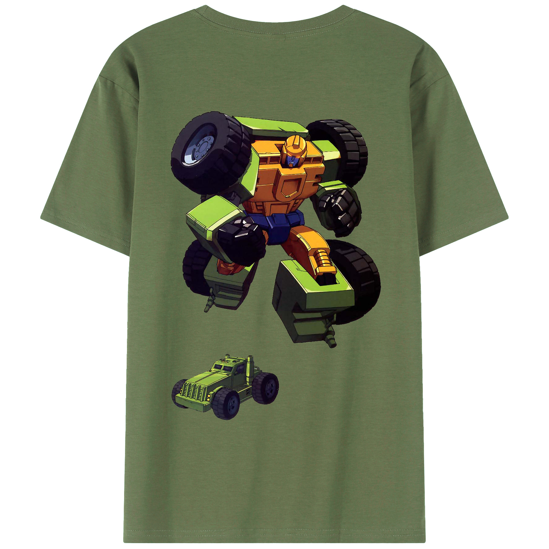 （画像用）  綿100％ メンズ半袖Tシャツ（バックプリント） 通気性